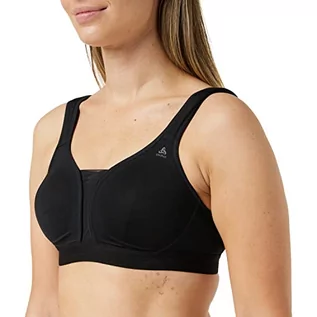 Biustonosze - Odlo biustonosz damski Sports Bra Padded HIGH czarny czarny 75D 13071D - grafika 1