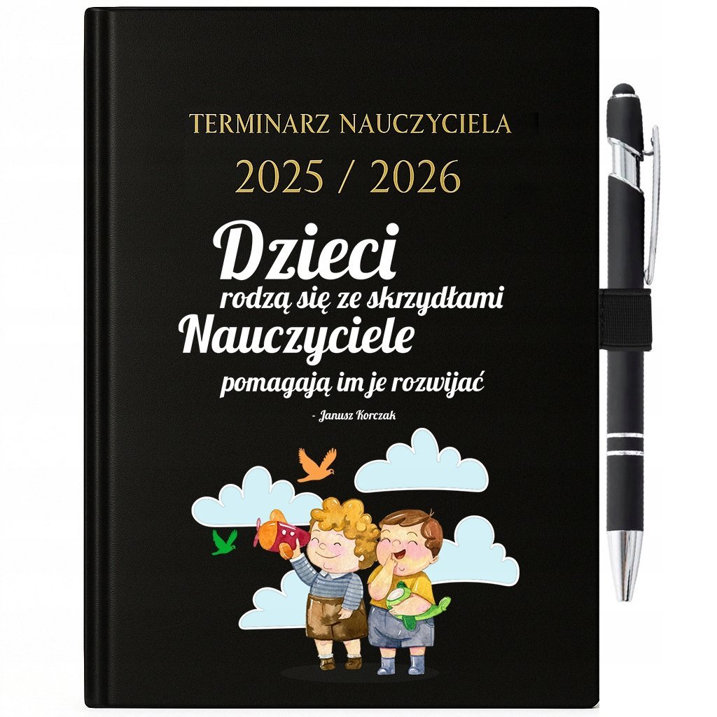 Kalendarz a5 25/26 prezent dla nauczyciela na zakończenie roku i wrzesień