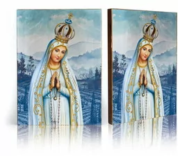 Ikona religijna Matka Boża Fatimska - Ikony i obrazy sakralne Ikona religijna Matka Boża Fatimska - Ikony i obrazy sakralne - miniaturka - grafika 1