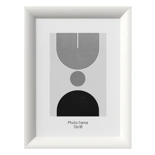 Ramka na zdjęcia Etna 13 x 18 cm biała AF - Ramki na zdjęcia - miniaturka - grafika 1