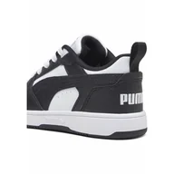 Buty dla dziewczynek - Dziecięce sneakersy Rebound V6 Lo PUMA White Black - miniaturka - grafika 1