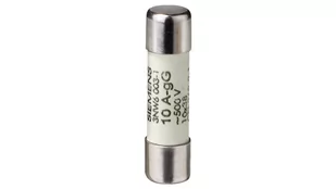 Siemens Wkładka bezpiecznikowa cylindryczna 10x38mm 25A gG NFC bez wskaźnika 500VAC 3NW6010-1 3NW6010-1 - Bezpieczniki elektryczne - miniaturka - grafika 1