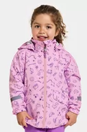 Kurtki i płaszcze dla dziewczynek - Didriksons kurtka przeciwdeszczowa dziecięca NORMA KIDS PR JKT 3 kolor fioletowy - miniaturka - grafika 1