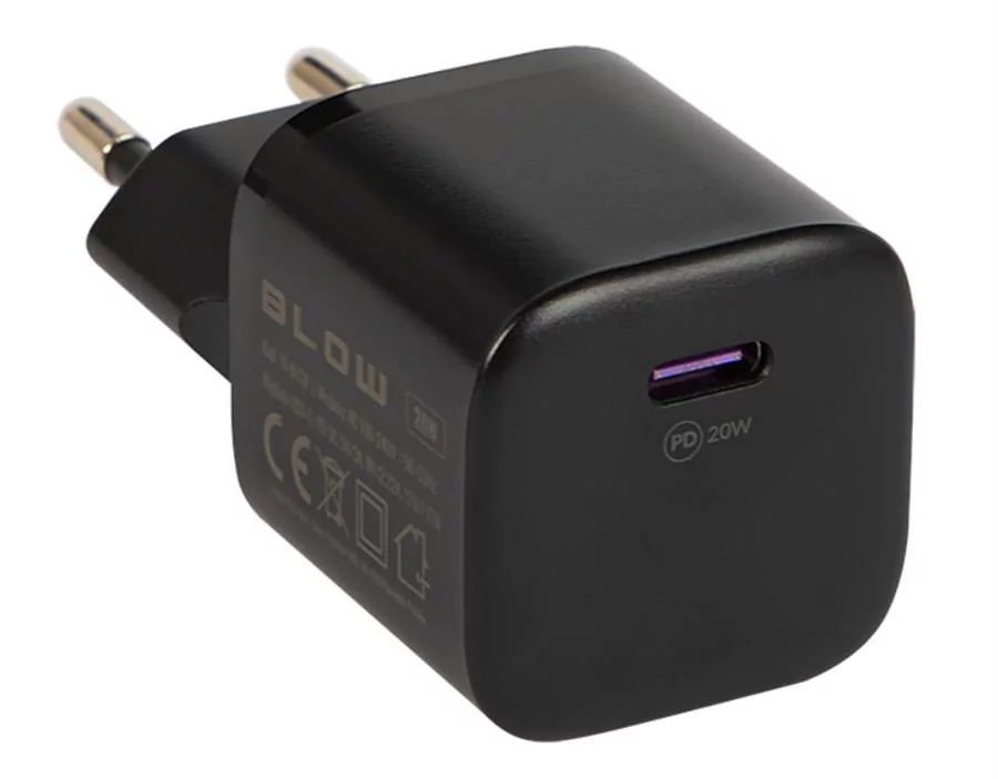 Blow Ładowarka sieciowa z gn. USB-C PD/20W MINI