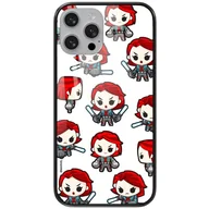 Etui i futerały do telefonów - ERT GROUP etui na telefon Apple Iphone 6 PLUS, case oryginalny i oficjalnie licencjonowany przez Marvel, wzór Black Widow 013, wykonany z hartowanego szkła, optymalnie dopasowany, etui ochronne - miniaturka - grafika 1