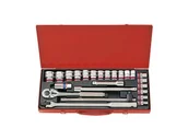 Zestawy narzędziowe - KING TONY Zestaw nasadek 4526SR 1/2'', 6-kątne, 5/16''-1,1/4'' - miniaturka - grafika 1