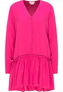 IZIA Damska letnia sukienka Gaya, różowa, XL, Rosa, XL - Sukienki - miniaturka - grafika 1