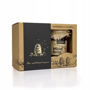 Zestaw miodów seria Beskidy Wielokwiatowy Lipowy 2x400g dla Nauczyciela - Miód - miniaturka - grafika 1