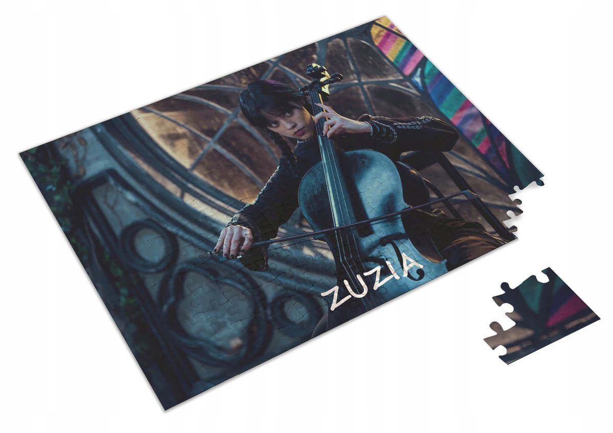 Puzzle + IMIĘ Wednesday The Addams Family 252 el.