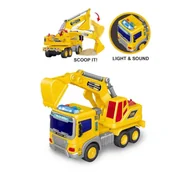 Samochody i pojazdy dla dzieci - Służby Miejskie koparka - Anek - miniaturka - grafika 1