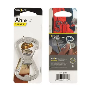 Nite Ize - S-Biner Ahhh Bottle Opener - Stalowy - SBO-03-11 - Breloki - miniaturka - grafika 1