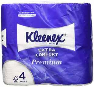 Kimberly Clark 8484 Kleenex Toilet Tissue rolki, zestaw kleinrollen, 160 SC, biały (3840 szt.) 8484 - Papier toaletowy - miniaturka - grafika 1