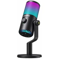 Mikrofony komputerowe - Mikrofon MAONO DM30 RGB Czarny DM30RGB BLACK - miniaturka - grafika 1