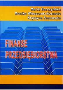 Finanse przedsiębiorstwa - Finanse, księgowość, bankowość - miniaturka - grafika 1