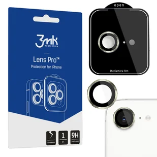 Złote szkło hartowane na obiektyw aparatu do Apple iPhone SE4/16E - 3mk Lens Protection Pro - Pozostałe akcesoria do telefonów Złote szkło hartowane na obiektyw aparatu do Apple iPhone SE4/16E - 3mk Lens Protection Pro - Pozostałe akcesoria do telefonów - miniaturka - grafika 1