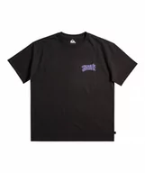 Koszulki sportowe męskie - Męski t-shirt z nadrukiem QUIKSILVER Thorndog - czarny - miniaturka - grafika 1