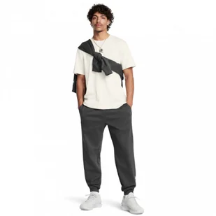Męskie spodnie dresowe Under Armour UA Curry Jogger Splash - szare - Spodnie sportowe męskie - miniaturka - grafika 1