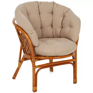 Meble ogrodowe rattanowe Bahama Orange / Latte 2+1 - Meble ogrodowe - miniaturka - grafika 1