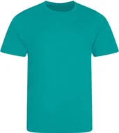 Koszulki męskie - Just Cool JC020 Koszulka męska Cool Smooth T / współczynnik ochrony UV 30+ - Kolor: Arctic White - Rozmiar: XS - miniaturka - grafika 1