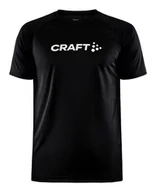 Koszulki męskie - Koszulka męska Craft Core Unify Logo Blue Black XXL - miniaturka - grafika 1