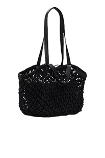 Desigual, BAG_BRAIDED CORD_CAHUIL M Women's, Czarny (Black) - Torebki damskie - miniaturka - grafika 1