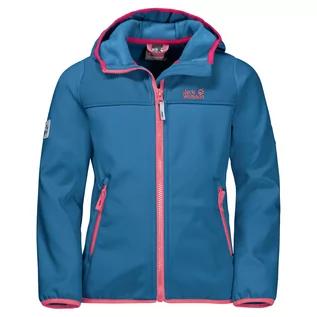 Kurtki i płaszcze dla dziewczynek - Softshell dziecięcy FOURWINDS JACKET KIDS wave blue - grafika 1