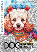 Kolorowanki, wyklejanki - Kolorowanka A4 Dog Mandala Psy - miniaturka - grafika 1