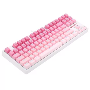Redragon K576W-GP DAKSA TKL Wired Mechanical Keyboard 87 Keys Gradient PBT Keycap Red Switch - Pink - Klawiatury - miniaturka - grafika 4