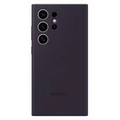 Etui i futerały do telefonów - Etui SAMSUNG Silicone Case do Galaxy S24 Ultra EF-PS928TEEGWW Ciemnofioletowy - miniaturka - grafika 1