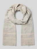 Apaszki i szaliki damskie - Szal z nadrukiem z logo - miniaturka - grafika 1