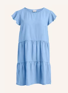 Sukienki - Vila Sukienka W Stylu Jeansowym blau - grafika 1