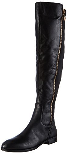 Aldo Dyna damskie kozaki z krótką cholewką, czarny - Schwarz Black Leather 97-41 EU
