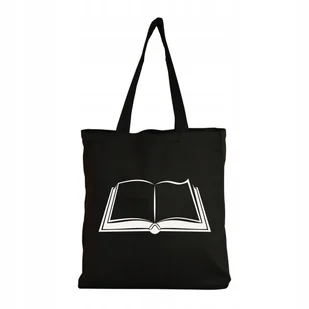 Torebka Ekologiczna Torba bawełniana Shopper ZAKUPY NA RAMIĘ Książki Book 3 - Torby i wózki na zakupy - miniaturka - grafika 1