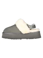 Kapcie damskie - Geographical Norway Kapcie "Oscara" w kolorze szarym - miniaturka - grafika 1