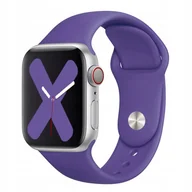 Akcesoria do smartwatchy - PASEK do Zegarka APPLE WATCH GUMOWY 38/40/41mm FIOLETOWY - miniaturka - grafika 1