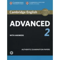 Cambridge University Press praca zbiorowa Cambridge English. Advanced 2. Podręcznik z odpowiedziami z Audio - Książki do nauki języka angielskiego - miniaturka - grafika 1