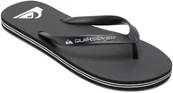 Klapki i japonki męskie - japonki męskie QUIKSILVER MOLOKAI CORE Black 1 - KVJ1 - miniaturka - grafika 1