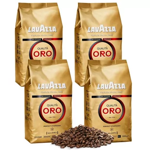 LAVAZZA Qualita Oro-Kawa ziarnista średnio palona, kawa włoska 4 kg - Kawa - miniaturka - grafika 1