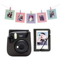 Paski, szelki, uprzęże foto - Torba na aparat Polaroid mini11 - czarna A01 - miniaturka - grafika 1
