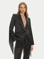 Marynarki i żakiety damskie - Fracomina Marynarka FQ24SJ2002W41101 Czarny Regular Fit - miniaturka - grafika 1