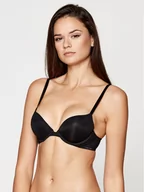 Biustonosze - Calvin Klein Underwear Biustonosz push-up Lunge 000QF5613E Czarny - miniaturka - grafika 1