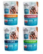 Mokra karma dla kotów - Frendi Frendi kawałki w delikatnym sosie Mix smaków 48x100g 56528-uniw - miniaturka - grafika 1