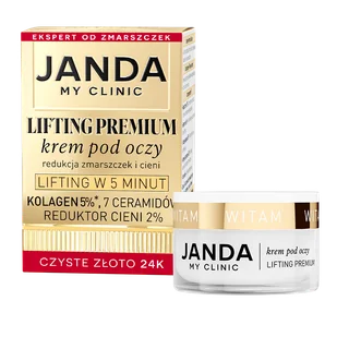 Janda My Clinic Lifting Premium, krem pod oczy, 15 ml - Kosmetyki pod oczy - miniaturka - grafika 1
