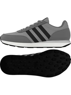 adidas Buty "Run 60s 3.0" w kolorze szarym do biegania - Trampki męskie - miniaturka - grafika 1