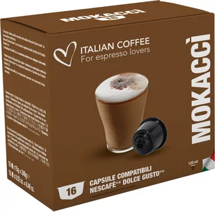 Italian Coffee Mokacci 16 kapsułek do Dolce Gusto - Kawa w kapsułkach i saszetkach - miniaturka - grafika 1