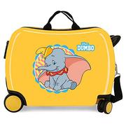 Walizki - Disney Dumbo Walizka dla dzieci Ocre 50x39x20 cm Sztywne ABS Kombinacja Boczne 78L 1,8 kg 4 Koła Bagaż Ręczny, Żółty, walizka dziecięca - miniaturka - grafika 1