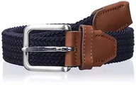 Paski - JACK&JONES JUNIOR Jacspring Woven Belt JNR NOOS pasek, granatowy, 70 - miniaturka - grafika 1