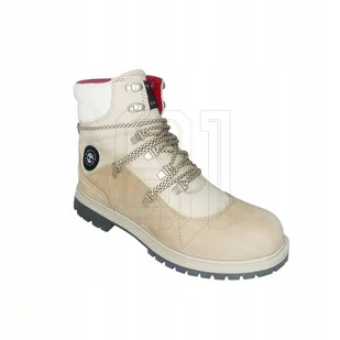 Buty Timberland x Hilfiger Hrtg Ek+ Waterproof Boot Medium Beige Nubuck W T - Botki damskie - miniaturka - grafika 1
