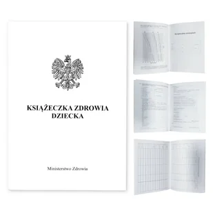 Książeczka Zdrowia Dziecka, Książeczka Szczepień wzór na 2025 r A5 - Druki akcydensowe - miniaturka - grafika 1