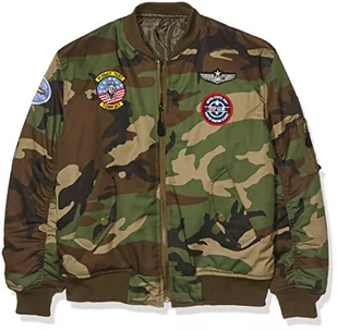 Mil-Tec Kurtka bomberka Woodland Kids, rozm. XL - Odzież taktyczna i umundurowanie - miniaturka - grafika 1